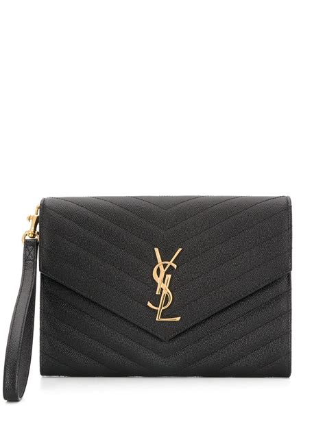 pochette ysl farfetch|ysl monogram bag.